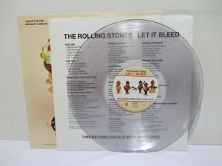 The Rolling Stones - Let It Bleed (Abkco,  2003) Vinyl LP EX,  clear vinyl 3