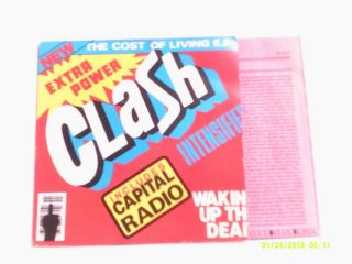 Clash - The Cost Of Living Ep G/ff,  Inner Sleeve Punk 45 Ex