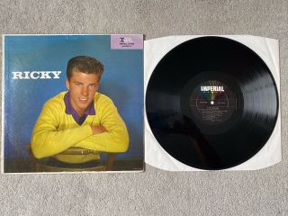 Ricky Nelson ‎– Ricky (us Vinyl Lp,  1957) First Pressing,  Ex/ex