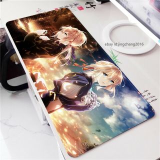 Hot Anime Violet Evergarden Large Mouse Pad Keyboard Desk Play Mat Jc 10 Gift