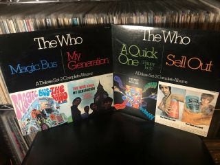 The Who 2lps A Quick One/sell Out Mca2 - 4067,  Magic Bus/my Generation Mca2 - 4068