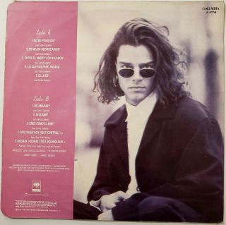 Ricky Martin ‎– Me Amaras LP Colombian Press 1994 Columbia Insert 2