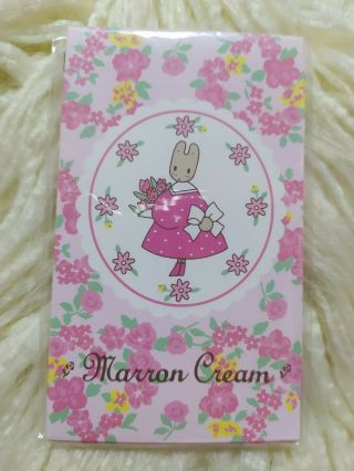 Vintage 1998 Sanrio Marron Cream Stationary Mini Envelopes & Stickers Set