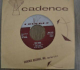 Link Wray & His Ray Men - Rumble / The Swag 45 Cadence Surf Rock Sleeve