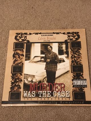 Snoop Dogg Murder Was The Case Vinyl Lp.  Rare.  Oop.