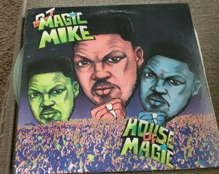 Dj Magic Mike - House Of Magic Lp Vinyl Record Album Clear Rare Vg,
