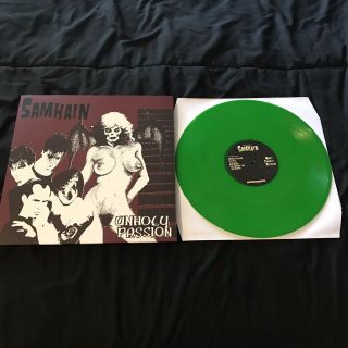 Samhain Unholy Passion Green Vinyl Lp Reissue Misfits Danzig