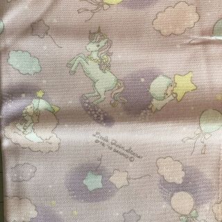 Sanrio Licensed Little Twin Stars Kiki And Lala Unicorn Fabric