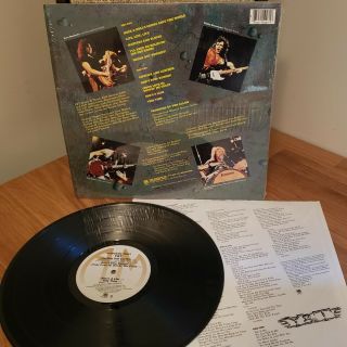 Y&T Vinyl LP In Rock We Trust 1984 A&M Records in Shrink w/ Hype and inner SL 2