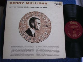 Gerry Mulligan - Paul Desmond - Chet Baker/1956 12 " Dg Mono/fantasy 3 - 220/ex To M -