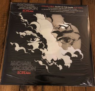 New/sealed Michael Jackson Scream (collectible Glow In The Dark) 2 - Lp Vinyl 2017