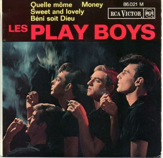 Rare 1963 French Les Plays Boys Ep The Coasters & Carl Perkins French Cover