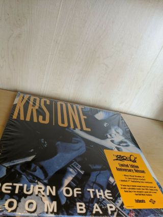 Krs - One - Return Of The Boom Bap 2lp,  7``blue Colored Vinyl Opened Never Played
