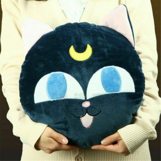 Anime Sailor Moon Pet Cat Luna Plush Ball 13 " Beads Cushion Pillow Toys Gifts