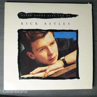 Rick Astley 12 " Vinyl Single Never Gonna Give You Up Remixes 5 Tracks