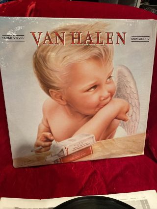 Van Halen 1984 Lp David Lee Roth - Eddie Van Halen W1 - 23985 Ex Vinyl Shrink