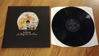 Queen A Day At The Races Black Colored Vinyl 2015 Lp Complete Studio Nm