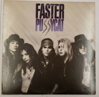 Vintage Faster Pussycat Self Titled Vinyl Lp 60730 - 1 Ex