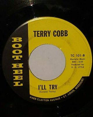 Terry Cobb - Bootheel 101 Rare Rockabilly 45 Rpm The Road That I Walk B/w I 