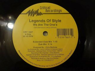 Legends Of Style ‎– We Are The One 
