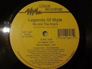 Legends Of Style ‎– We Are The One ' s (Rare Freestyle) 2