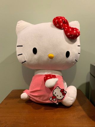 Extra Large 17” Inch Plush Sanrio Hello Kitty Stuffed Animal Cat Doll Play Toy