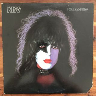 Kiss - Paul Stanley Solo Vinyl Record Lp - 1978 Casablanca ‎with Poster