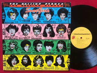 The Rolling Stones Some Girls Lp (1978) Orig Banned Celebrity Faces Coc 39108