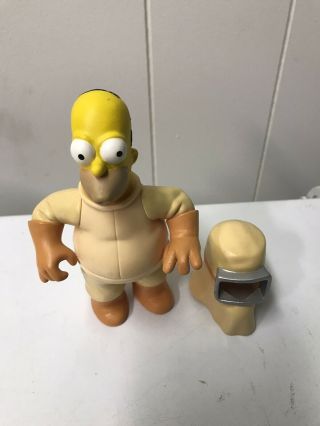 The Simpsons Nuclear Power Plant Radioactive Homer Playmates Action Figure WoS 2