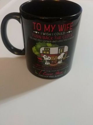 Snoopy " To My Wife " Ceramic Coffee Cup