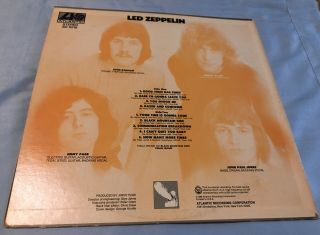 Led Zeppelin Self Titled 1969 Vinyl LP Atlantic Records SD 8216 2