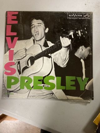 Elvis Presley Debut Self Titled 1956 Rca Victor Lpm - 1254 Vinyl Lp Album Mono