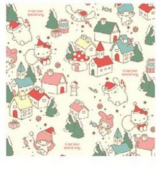 Sanrio Hello Kitty 2017 Holiday 5pc Paper Gift Wrapping Paper