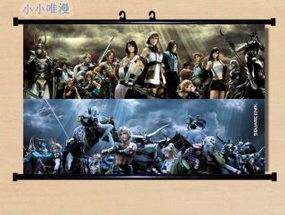 Gift Japanese Anime Final Fantasy Home Decor Poster Wall Scroll 60 40cm