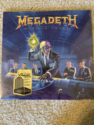 Megadeth Rust In Peace Lp 180 Gm Vinyl Reissue