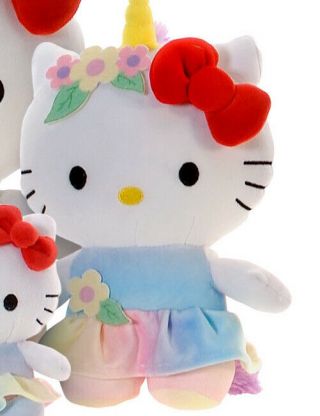 10 " Sanrio Hello Kitty Unicorn Plush Toy Doll Stuffed Animal