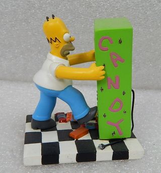 The Simpsons 0920 Snack Time Misadventures Of Homer Sculpture Figure