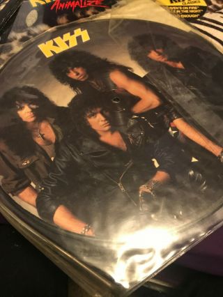Kiss Crazy Crazy Nights Record Lp Picture Disc Simmons Stanley Frehley Criss