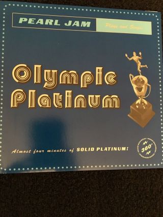 Pearl Jam Olympic Platinum.  Smile Live 1996 Christmas Fan Club 45