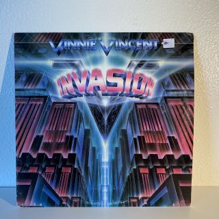 Vinnie Vincent Invasion (chrysalis) Self - Titled Debut Vinyl Lp - 1986 - Ex Kiss