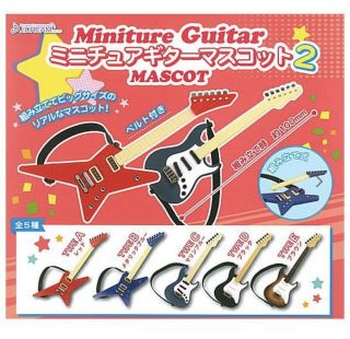 J.  Dream Mini Miniture Guitar Mascot 2 Re - Ment Size Full Set Of 5