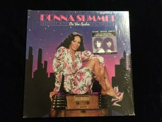 Donna Summer Greatest Hits On The Radio I & Ii Lp,  Nblp - 2 - 7191,  W/ Poster Ex Con