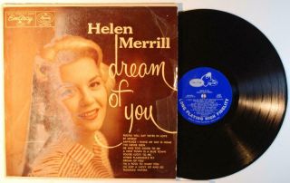 Helen Merrill Dream Of You Lp 1956 Vocal Jazz Emarcy Vg,