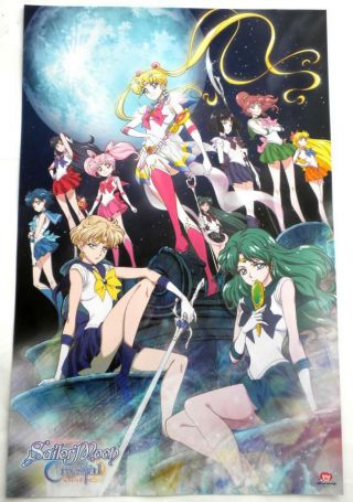 Sdcc 2017 Sailor Moon Crystal 2 - Sided Poster 11 X 17 Viz Media