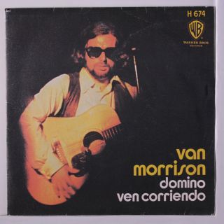 Van Morrison: Domino / Come Running (ven Corriendo) 45 (spain,  Ps Textured 