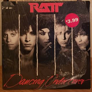 Ratt Dancing Undercover 1986 Atlantic Records Vinyl Lp Shrink W/ Sleeve