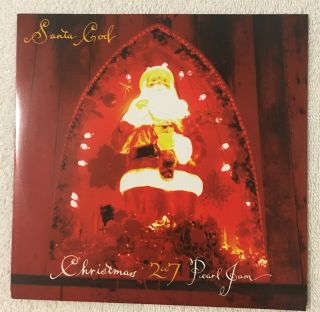 Pearl Jam 2007 Xmas 45 7 " Vinyl Record Santa God/jingle Bells