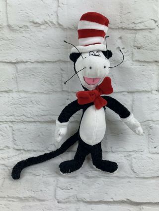 13 " Dr Seuss Cat In The Hat Plush Official Movie Merchandise 2003 Stuffed Animal