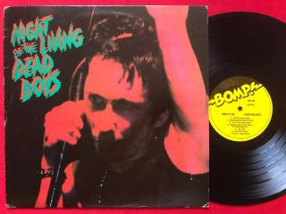 The Dead Boys Night Of The Living Dead Boys Lp (1981) Punk Rock Bomp Blp4017