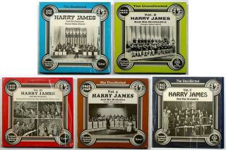 The Uncollected Harry James 5 Lps Vol.  1,  2,  3,  4,  5 Hindsight Records Ex/nm